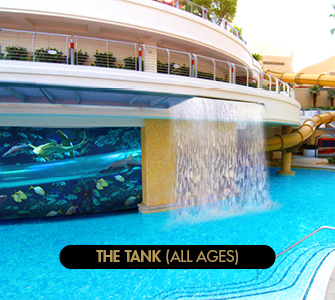 The Tank & Hideout Pool | Golden Nugget Las Vegas