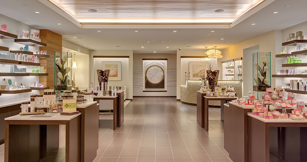 Spa Retail Section