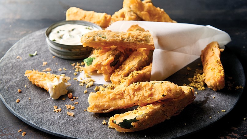 Claim Jumper Fried Eggplant