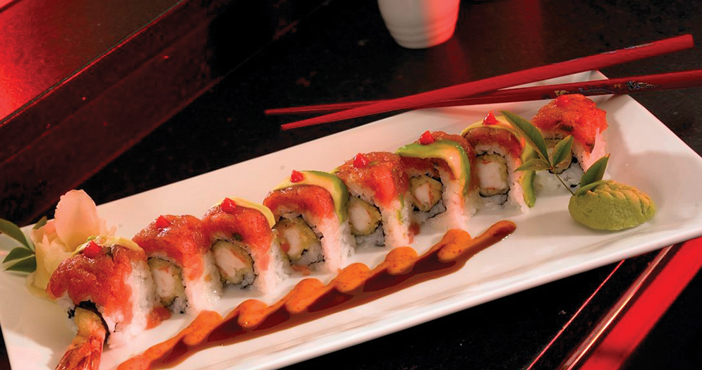 Lillies Red Tiger Roll