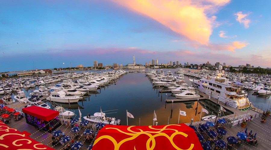 Marina View with boats