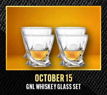 October 15 Gift Giveaway - GNL Whiskey Glass Set