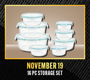 November 19 Gift Giveaway - 16 pc Storage Set